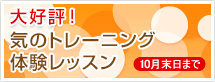 気のトレーニング体験レッスン